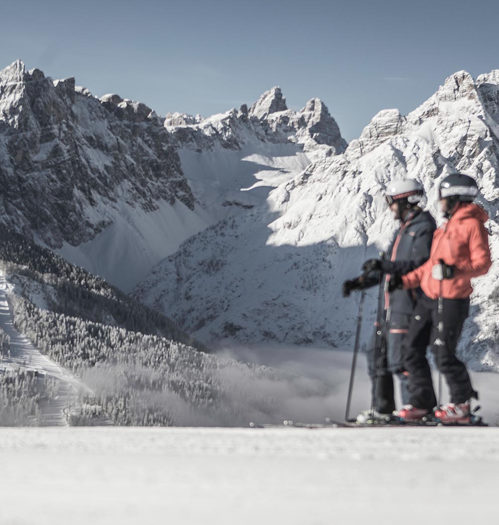 Skifahren Im Skiurlaub In Sexten Hotel Kreuzberg 9911